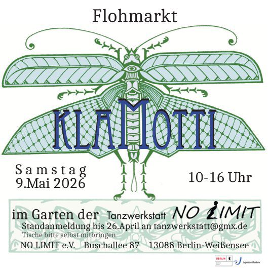 9.Mai 2026 \KlaMOTTI – Der NO LIMIT-Flohmarkt